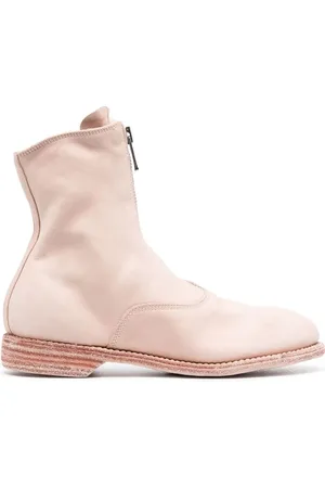 GUIDI Zip-up 25mm heeled boots