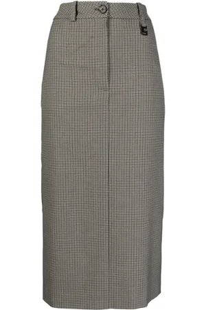 Low Classic Checked pencil skirt