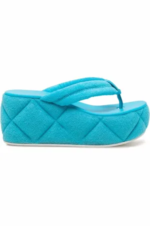 LE SILLA Quilted-finish platform sandals