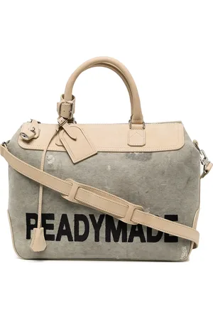 READYMADE Logo-print panelled tote bag