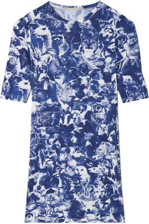 Stella McCartney Animal Forest-print minidress