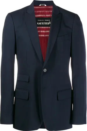 Jean Paul Gaultier Peaked notched lapel blazer