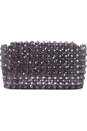0711 Carla beaded clutch bag