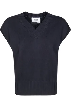 ALPHA STUDIO V-neck T-shirt