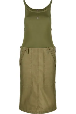 Givenchy Panelled cargo midi dress