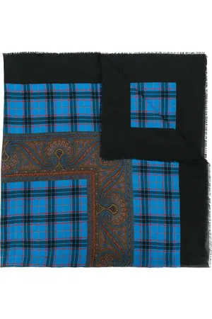 Saint Laurent Contrast pattern scarf