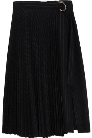 3.1 Phillip Lim Belted pleated midi skirt