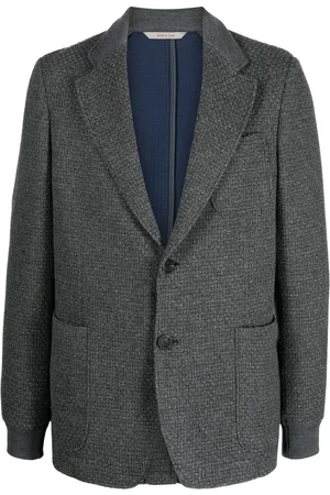 CANALI Single-breasted fitted blazer