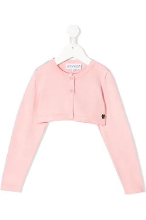 Simonetta Cropped long-sleeve cardigan