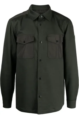 ALPHA Long-sleeve press-stud shirt jacket