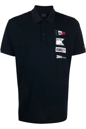 Paul & Shark Logo-patch polo shirt
