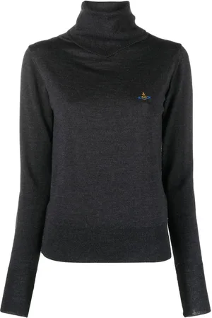 Vivienne Westwood Logo-embroidered roll neck jumper