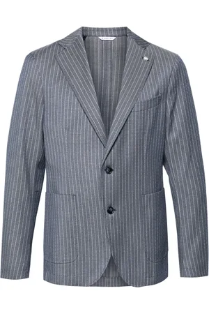 Manuel Ritz Striped single-breasted blazer