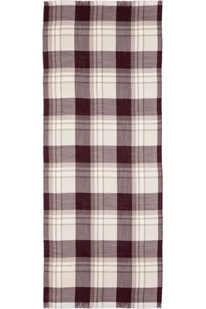 Johnstons Of Elgin Checked scarf