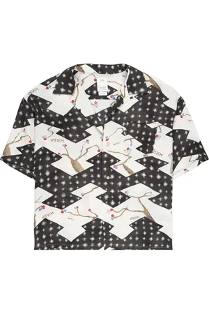 VISVIM Graphic-print silk shirt