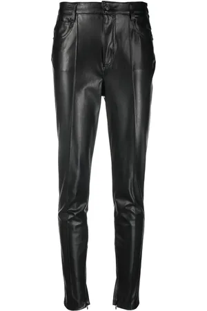 ERMANNO SCERVINO Faux-leather skinny trousers