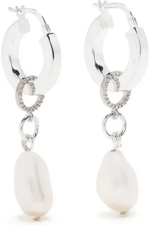 MOUNSER Breaker Petite pearl hoop-earrings
