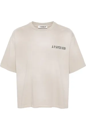 A PAPER KID Logo-print cotton T-shirt