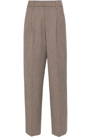 Beaufille Pleated straight trousers