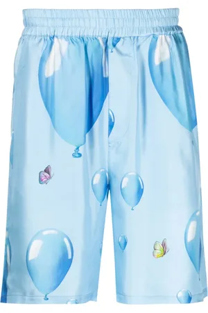 3PARADIS Dreaming Balloons silk shorts