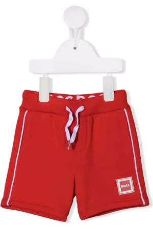 HUGO BOSS Logo-patch track shorts