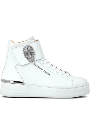 Philipp Plein Crystal-skull high-top sneakers