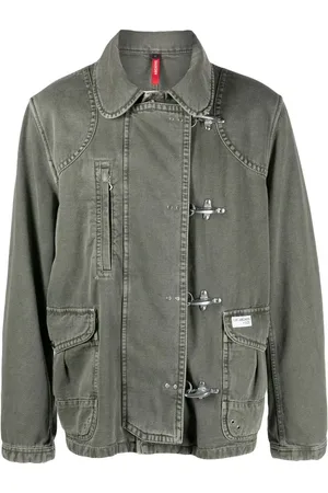FAY Clip-fastening denim jacket