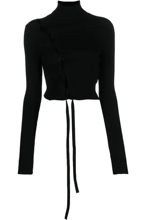 SSHEENA Roll-neck ribbed jumper