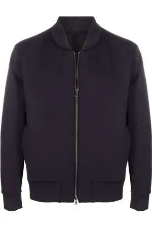 Harris Wharf London Two-pocket zip-up bomber jacket