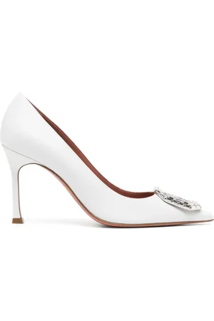 Amina Muaddi Camelia 90mm crystal-embellished pumps