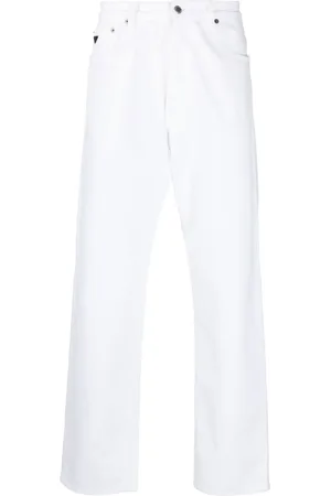 Prada Logo-plaque detail trousers