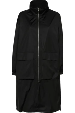 Auralee Zip-up hooded raincoat