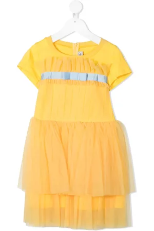 Simonetta Ruffled short-sleeved T-shirt dress
