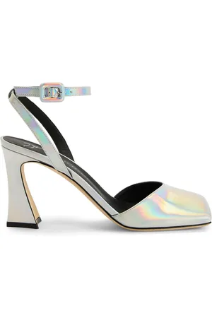 Giuseppe Zanotti Olivhe 85mm holographic leather pumps