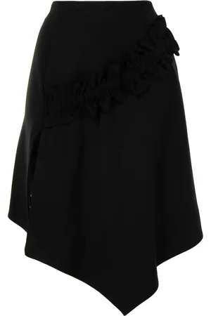 OFF-WHITE Gathered detail asymmetric skirt