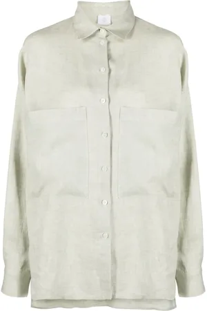 ELEVENTY Plain linen shirt