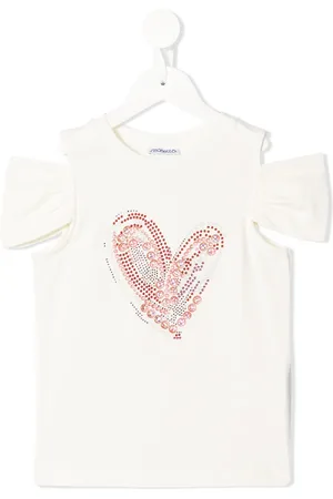 Simonetta Heart cold shoulder T-shirt