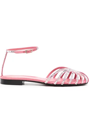 Alevì Rebecca leather flat sandals