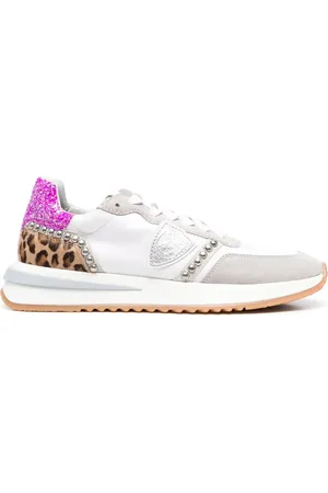 Philippe model Panelled-design low-top sneakers