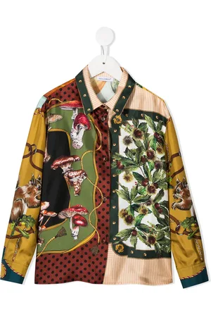 Dolce & Gabbana Fruit print silk shirt