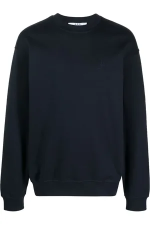 A.P.C. X JW Anderson logo-embroidered cotton sweatshirt