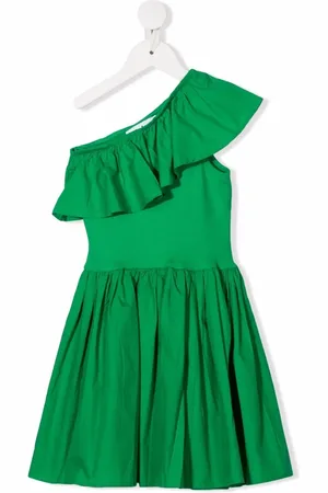 Molo Ruffle-trim organic-cotton dress