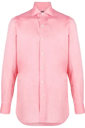 Finamore Plain long-sleeve shirt