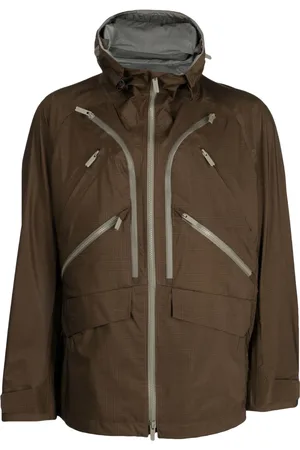 WHITE MOUNTAINEERING Zip-up plaid hooded jacket