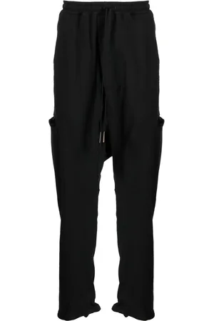 11 BY BORIS BIDJAN SABERI Drawstring-elasticated track pants