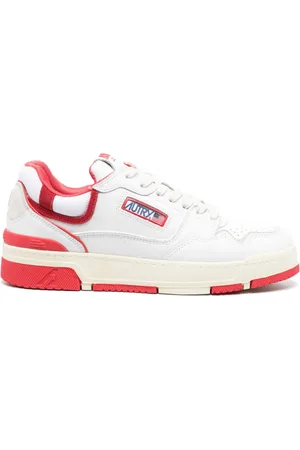 Autry Padded-ankle leather sneakers