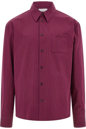 Salvatore Ferragamo Micro-check long-sleeve shirt