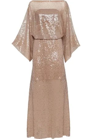 Brunello Cucinelli Sequinned silk maxi dress