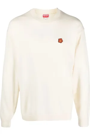 Kenzo Flower-patch crew-neck sweatshirt