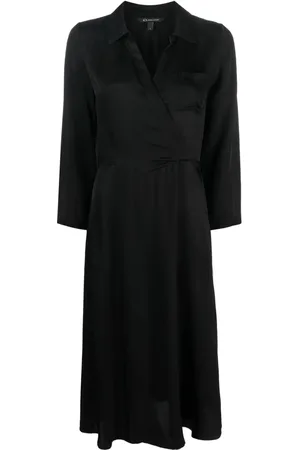Armani Exchange Long-sleeve midi dress